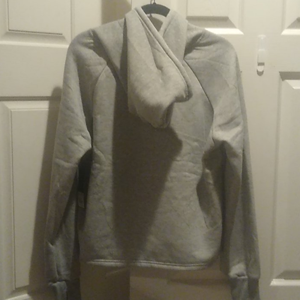NWT Bebe Sport Heather Grey Hoodie - Picture 3 of 10